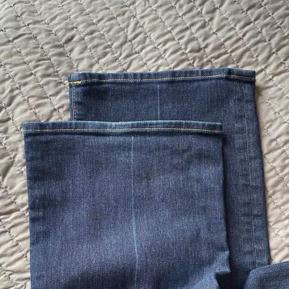 7 For All Mankind Dark Blue Kimmie Bootcut Jeans - Picture 5 of 6